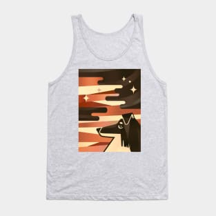 Dog and stars Tank Top